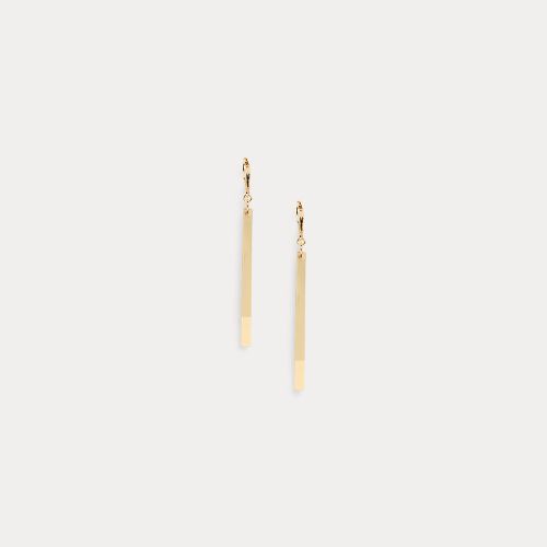 Boucles d'oreille en laiton plaqué or - Lauren - Modalova