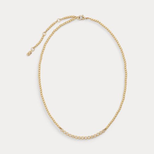 Collier plaqué or oxydes de zirconium - Lauren - Modalova