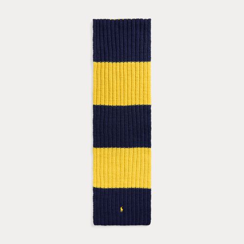 Rib-Knit Wool Rugby Scarf - Polo Ralph Lauren - Modalova