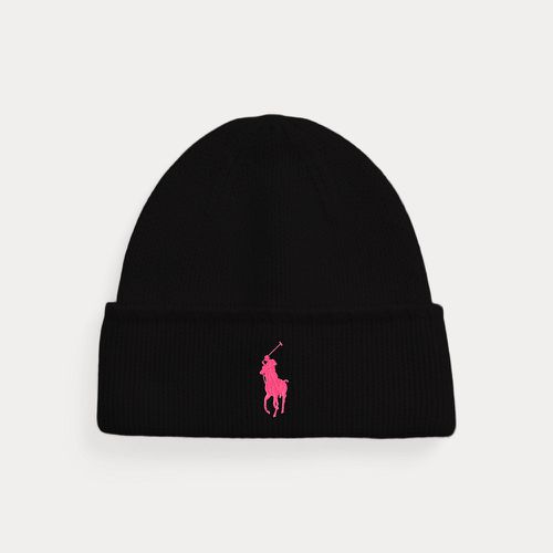 Bonnet Pink Pony en mérinos - Polo Ralph Lauren - Modalova