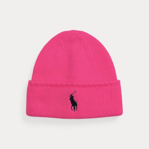 Bonnet Pink Pony en mérinos - Polo Ralph Lauren - Modalova