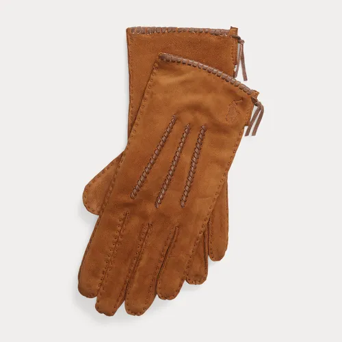 Gants à coutures en daim - Polo Ralph Lauren - Modalova