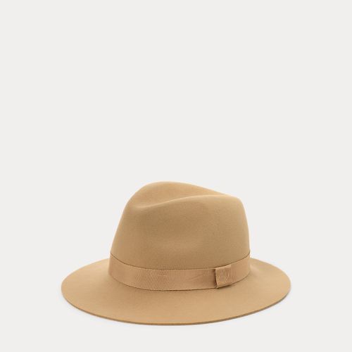 Fedora en laine bordure en ruban - Polo Ralph Lauren - Modalova