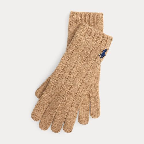 Gants torsadés en laine et cachemire - Polo Ralph Lauren - Modalova