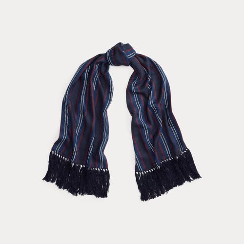 Écharpe rayée et frangée - Polo Ralph Lauren - Modalova