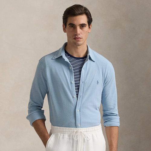 Chemise ultra-légère en coton piqué - Polo Ralph Lauren - Modalova