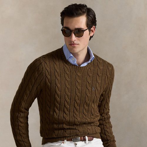 Pull en coton torsadé - Polo Ralph Lauren - Modalova