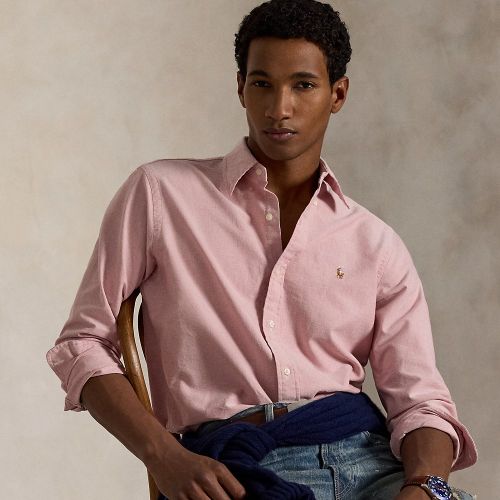Chemise Oxford ajustée - Polo Ralph Lauren - Modalova