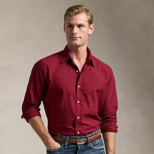 Chemise Oxford cintrée teinte en pièce - Polo Ralph Lauren - Modalova