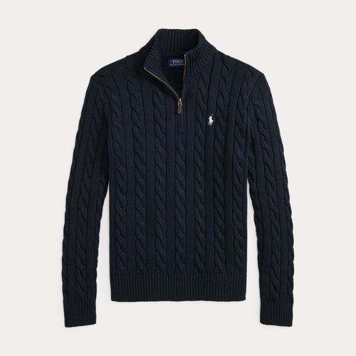 Pull demi-zippé en coton torsadé - Polo Ralph Lauren - Modalova