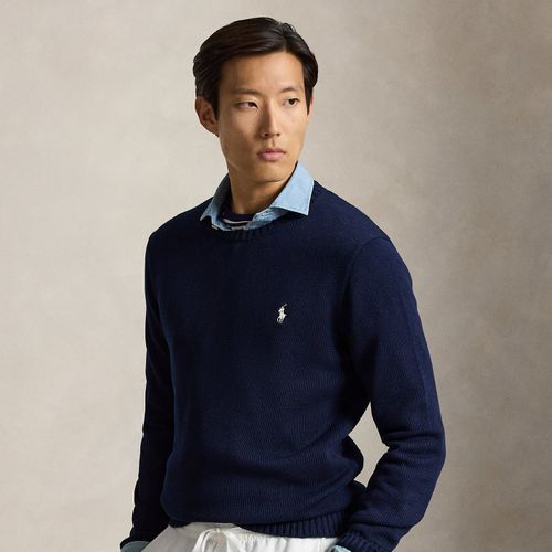 Pull col rond en coton - Polo Ralph Lauren - Modalova