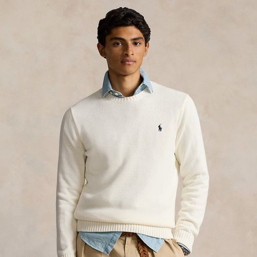 Pull col rond en coton - Polo Ralph Lauren - Modalova