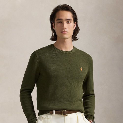 Pull col rond en coton - Polo Ralph Lauren - Modalova