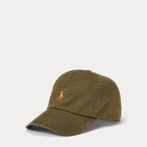 Casquette baseball sergé coton stretch - Polo Ralph Lauren - Modalova