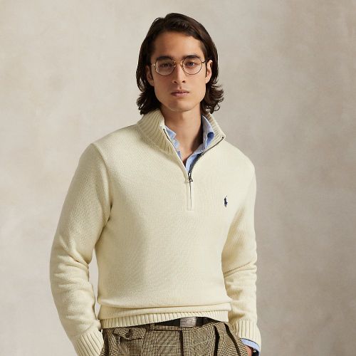 Pull demi-zippé en coton - Polo Ralph Lauren - Modalova