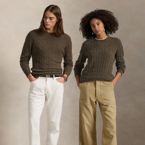 Le pull en cachemire torsadé iconique - Polo Ralph Lauren - Modalova
