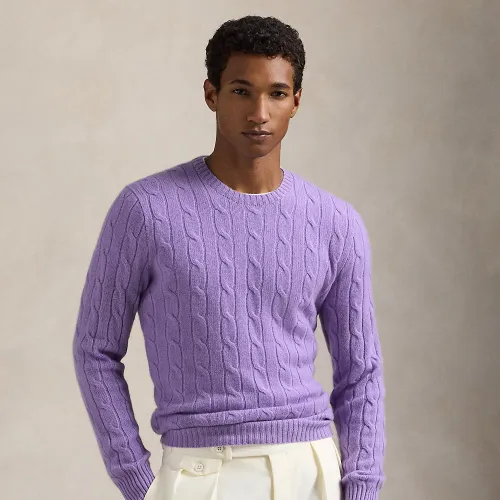 Le pull en cachemire torsadé iconique - Polo Ralph Lauren - Modalova