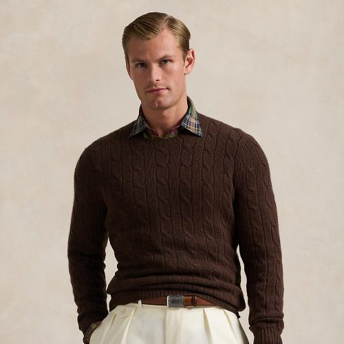 Le pull en cachemire torsadé iconique - Polo Ralph Lauren - Modalova