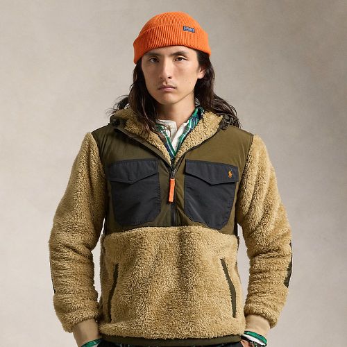 Sweat à capuche hybride en sherpa - Polo Ralph Lauren - Modalova