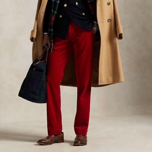 Pantalon droit velours côtelé stretch - Polo Ralph Lauren - Modalova