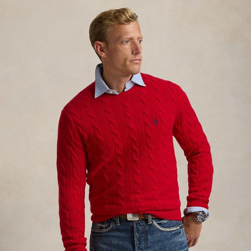 Pull en laine torsadée - Polo Ralph Lauren - Modalova