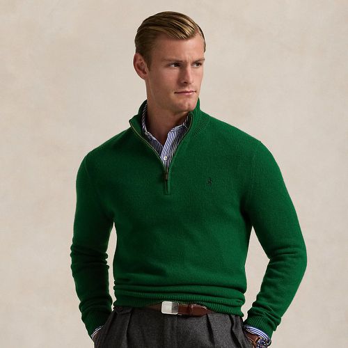 Pull demi-zippé en laine - Polo Ralph Lauren - Modalova