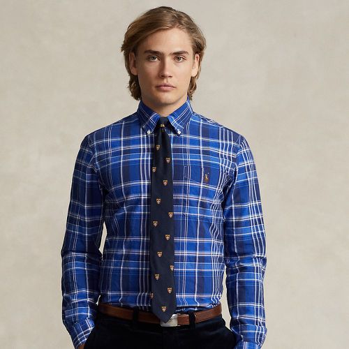 Chemise Oxford Custom Fit écossaise - Polo Ralph Lauren - Modalova