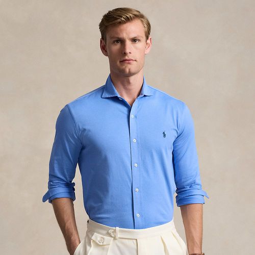 Chemise à col évasé en jersey - Polo Ralph Lauren - Modalova