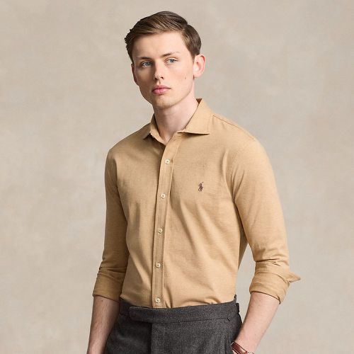 Chemise à col évasé en jersey - Polo Ralph Lauren - Modalova