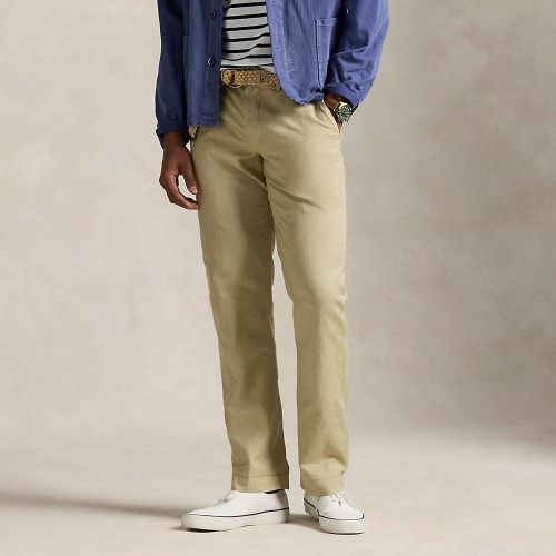 Pantalon droit en lin-coton - Polo Ralph Lauren - Modalova