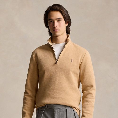 Pull demi-zippé à maille double en piqué - Polo Ralph Lauren - Modalova