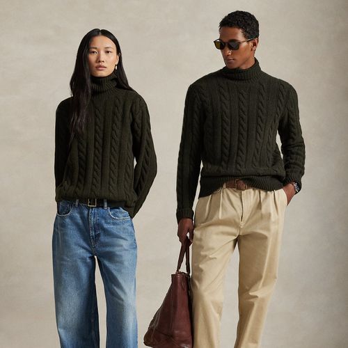 Pull torsadé en laine et cachemire - Polo Ralph Lauren - Modalova
