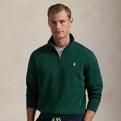 Pull demi-zippé à maille double - Polo Ralph Lauren - Modalova