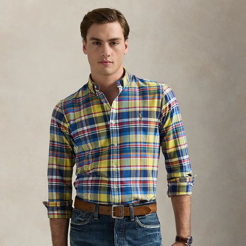 Chemise Oxford écossaise cintrée - Polo Ralph Lauren - Modalova