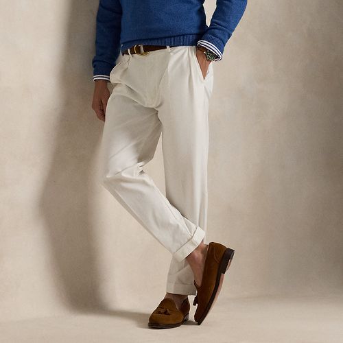 Pantalon slim fuselé à pinces en sergé - Polo Ralph Lauren - Modalova