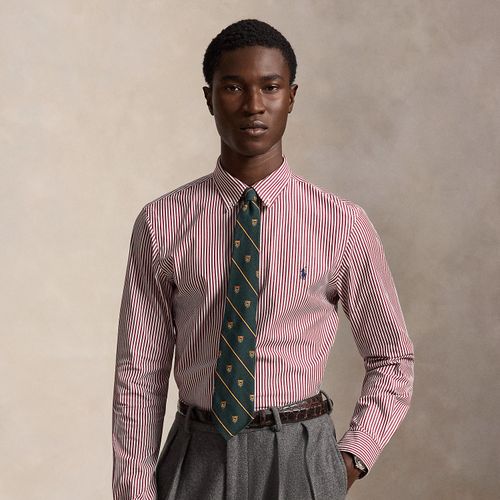 Chemise rayée Slim Fit popeline stretch - Polo Ralph Lauren - Modalova