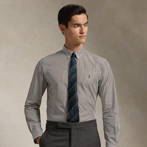 Chemise rayée Slim Fit popeline stretch - Polo Ralph Lauren - Modalova