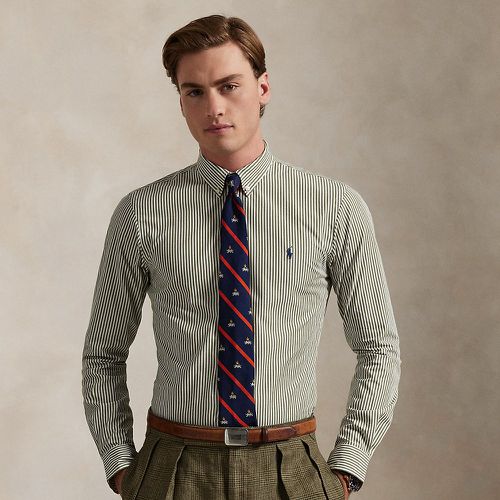 Chemise rayée Slim Fit popeline stretch - Polo Ralph Lauren - Modalova