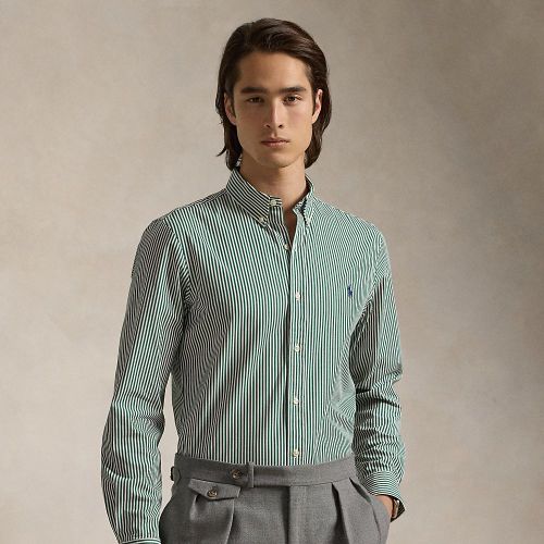 Chemise rayée ajustée popeline stretch - Polo Ralph Lauren - Modalova