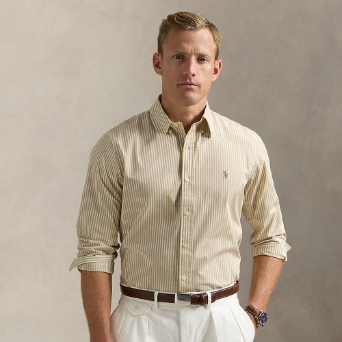 Chemise rayée ajustée popeline stretch - Polo Ralph Lauren - Modalova