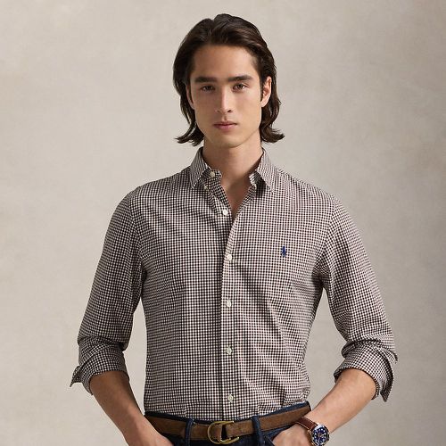 Chemise ajustée vichy popeline stretch - Polo Ralph Lauren - Modalova