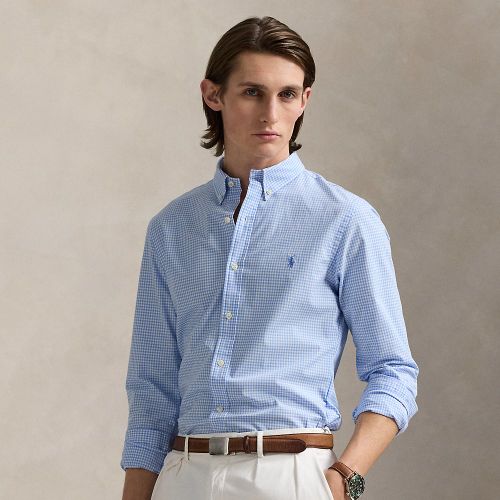 Chemise ajustée vichy popeline stretch - Polo Ralph Lauren - Modalova