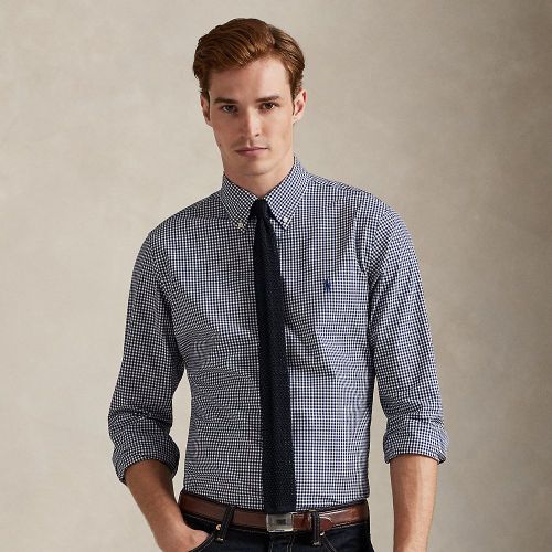 Chemise ajustée vichy popeline stretch - Polo Ralph Lauren - Modalova