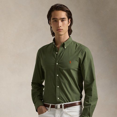 Chemise ajustée en popeline stretch - Polo Ralph Lauren - Modalova