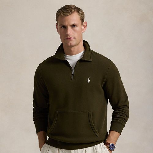 Sweat demi-zippé en coton bouclé - Polo Ralph Lauren - Modalova