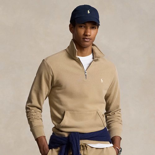 Sweat demi-zippé en coton bouclé - Polo Ralph Lauren - Modalova