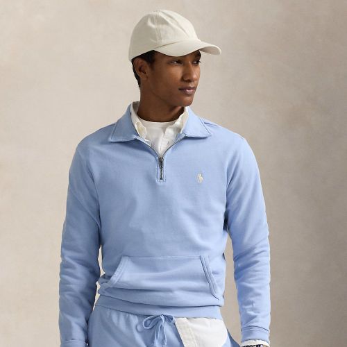 Sweat demi-zippé en coton bouclé - Polo Ralph Lauren - Modalova