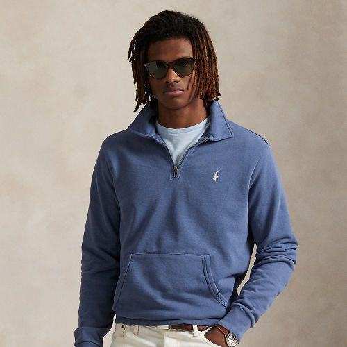 Sweat demi-zippé en coton bouclé - Polo Ralph Lauren - Modalova