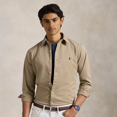 Chemise ajustée en sergé - Polo Ralph Lauren - Modalova