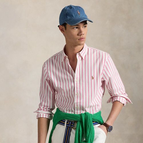 Chemise Oxford rayée coupe cintrée - Polo Ralph Lauren - Modalova